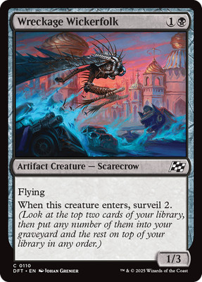 x4 Wreckage Wickerfolk DFT Aetherdrift MTG 110 COMMON M/NM 4x