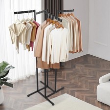 4 Way Adjustable Clothing Rack, Clothing Display Rack, Clothes Rack For Stores