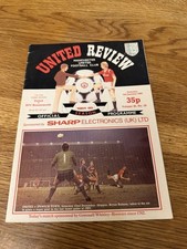Manchester United v AFC Bournemouth Programme FA Cup 3rd Round 05/01/1985