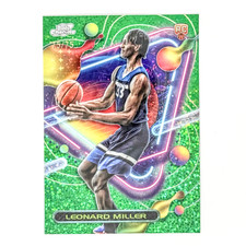 Leonard Miller (RC) 2024 Topps Cosmic Green 75/75 (=1/1) Rookie #180 Wolves 🔥