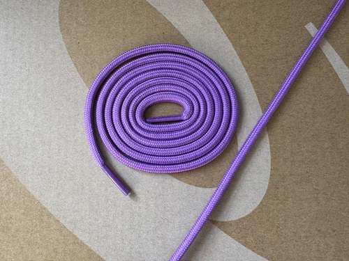 Asics Lacci per cordoncino tondi originali in lilla lunghezza 95 cm larghezza 5 mm