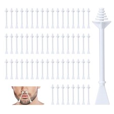 Nose Hair Wax Sticks, 60 Pcs Nose Wax Applicator Sticks with Disposable Spatulas