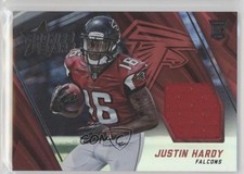 2015 Panini Rookies & Stars Rookie Jerseys Longevity Justin Hardy #RJ7 0tx