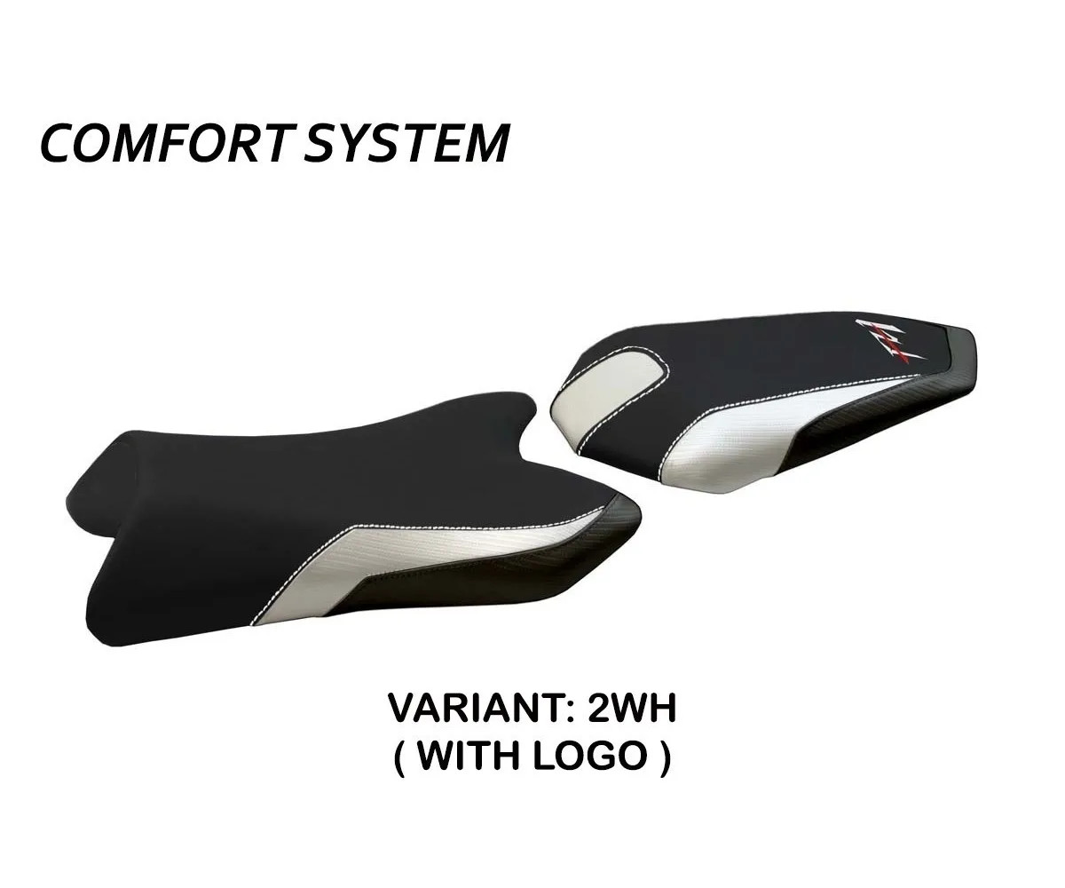 Seat saddle cover Vicenza Comfort Sys White TPZ YAMAHA FZ1 FAZER 2006 2016 1AO