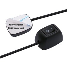 Paste Type Car Push Button Switch ON/Off DC12V Surface Mount Water Drop Shape...