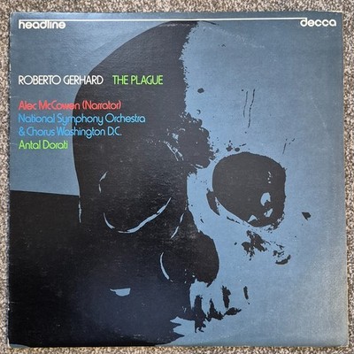 Roberto Gerhard The Plague LP Record 1974 Decca Classical Stereo Ex Rare NM-NM
