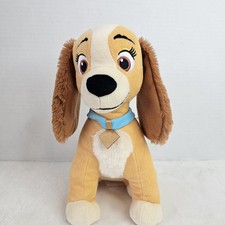 Disney Lady Plush Kids 11 Inch Tan Lady and the Tramp Stuffed Animal Dog Toy