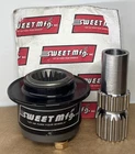 Sweet Mfg 910-322782 3/4” Black Aluminum Quick Release Steering Wheel Assembly