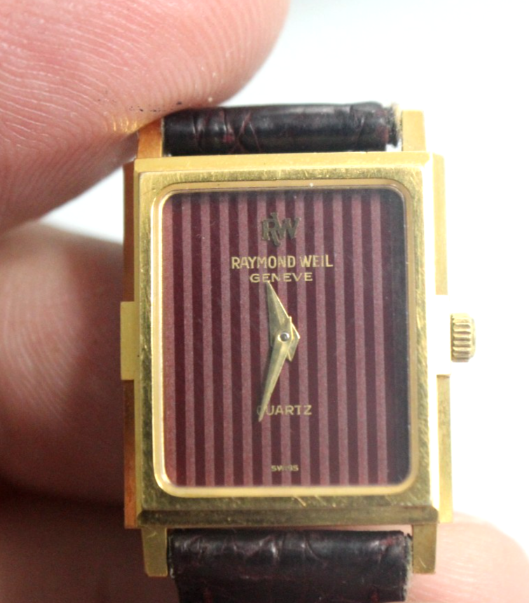 Women's Vintage Raymond Weil 18k Gold Electro Plated Watch for