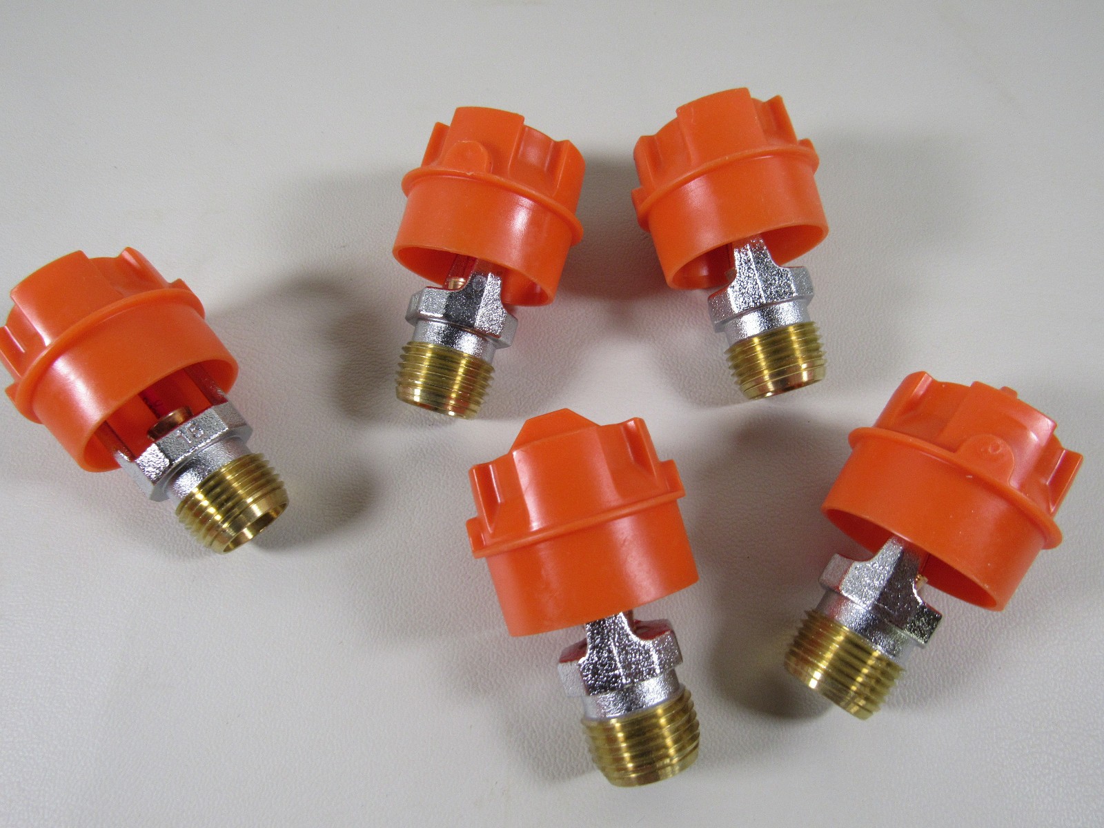 Lot of 5 Viking VK302 Pendant 1/2" NPT, Chrome Fire Sprinkler Head 155 Deg. NEW