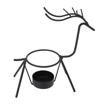 Pink Deer Iron Art Aromatherapy Burner Set Metal Essential Oil Burner Candle SET