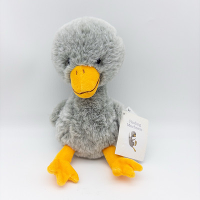 NEW Compendium Finding Muchness Grey Duck Duckling Plush 8  Stuffed Animal W/Tag