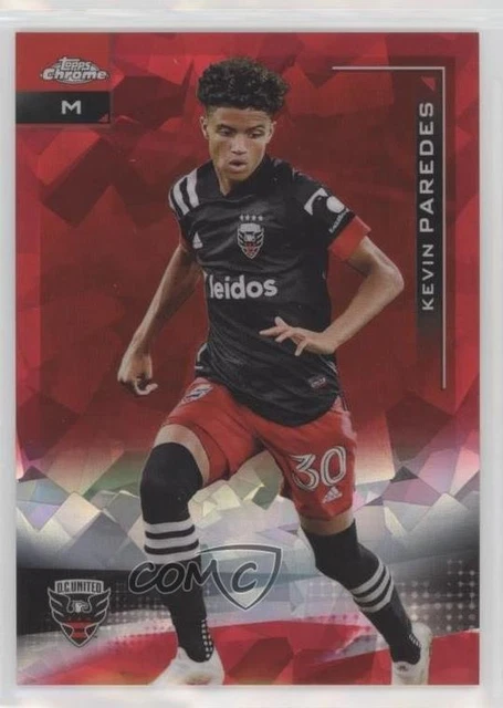 2021 Topps Chrome MLS Sapphire Edition Red 5/5 Kevin Paredes #50 01eh