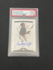 2022 Leaf Trinity Silver Foil Anthony Volpe NY Yankees #85/99 PSA-8 /Auto 8