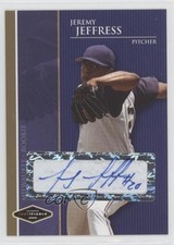 2006 Just Minors Justifiable Gold Auto 11/50 Jeremy Jeffress #JF-16 Auto 0b2