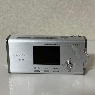 【希少／極美品】SONY Cyber-shot DSC-L1 シルバー 完動品 Sony Cyber Shot DSC L1 Digital Camera Silver with Battery and
