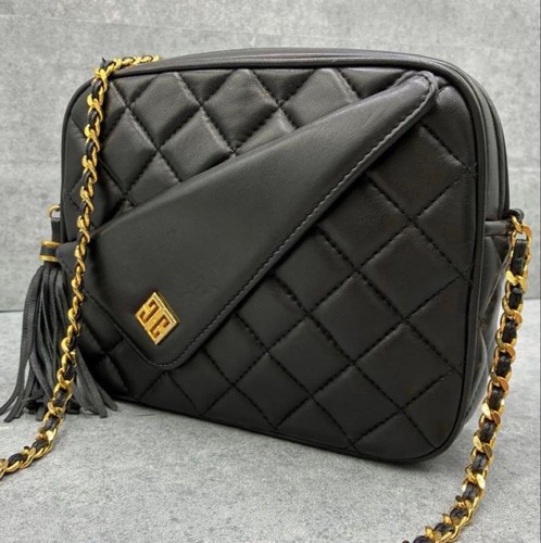 Givenchy quilted leather chain shoulder bag black 651915
