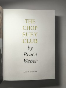 Bruce Weber Chop Suey | eBay