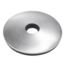 100pcs 25x5.5x2.8mm Bonded Sealing Washers Outdoors Steel Rubber Backed Gasket