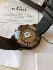 Tissot Seastar 1000 T-Sport Steel Men's Chronograph Total Black Dial Diver 300m 22