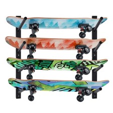Skateboard Wall Mount, Horizontal Snowboard Wall Mount, Skateboard Storage Ha...