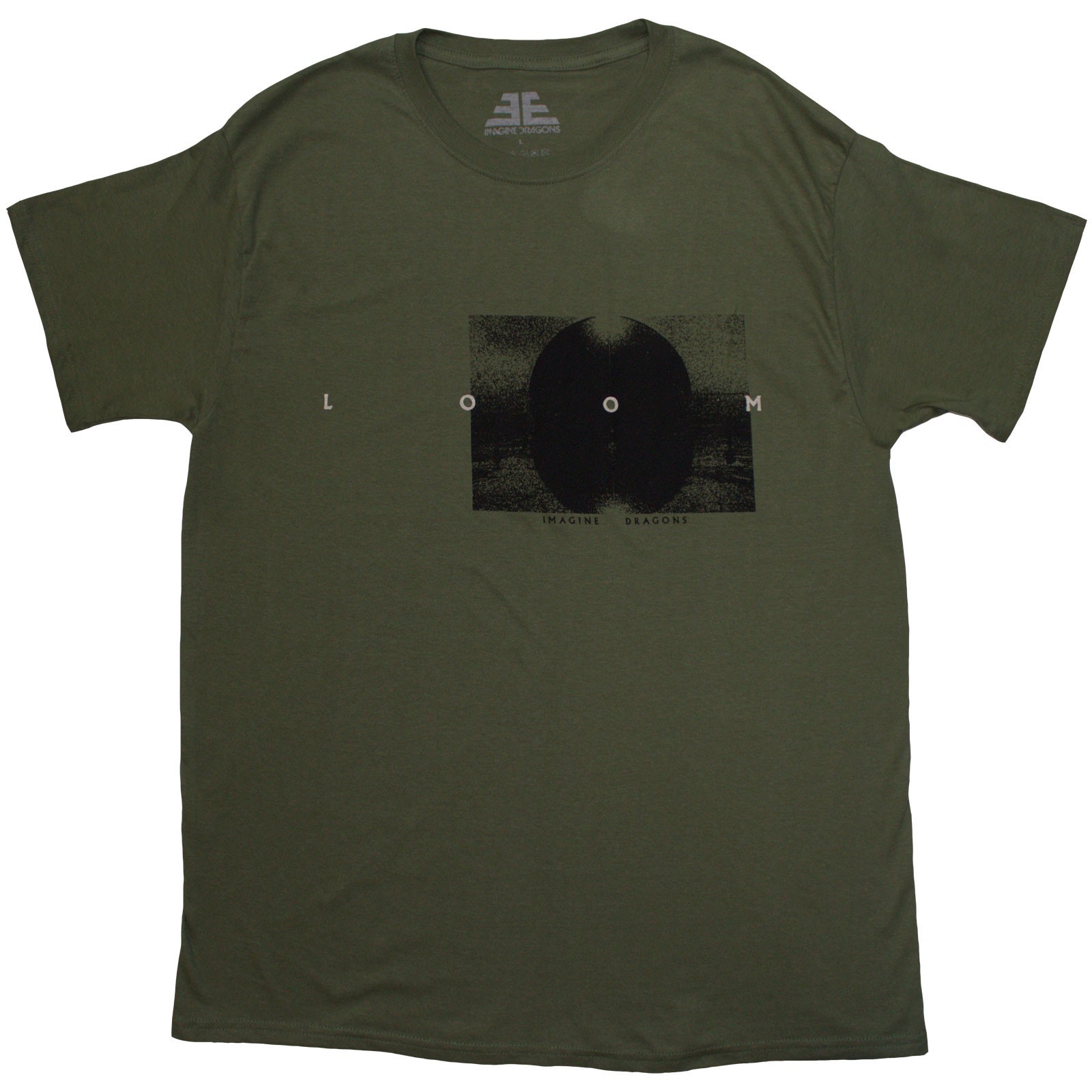 Imagine Dragons Unisex T-Shirt: Loom Dark Circle (Green) (Medium)