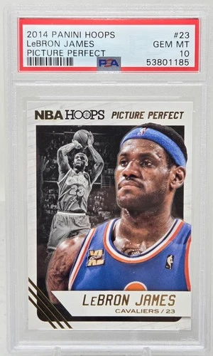 2014 Panini Hoops LeBRON JAMES CARD PSA 10 GEM MINT
