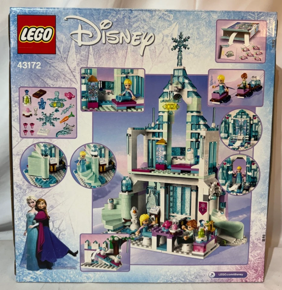 LEGO Disney замороженная принцесса 43172 Эльза волшебный ледовый дворец - новый запечатанный - Изображение 2 из 4