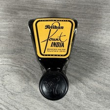 Pelikan Fount India Drawing Ink for Fountain Pens Black Ink Well Vintage German 