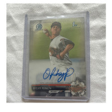 Topps Bowman Chrome Ofelky Peralta Orioles Autograph Rookie CPA-OP