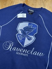 NWT Harry Potter Ravenclaw Hogwarts Crewneck Sweatshirt BoxLunch Size M Blue