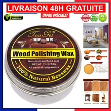 Cire d'Abeille pour Meubles en Bois - 200g de Protection Naturelle et Écologique