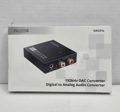 PROZOR DAC01S 192KHz DAC Converter Digital To Analog Audio Gaming HDTV DVR SEALE
