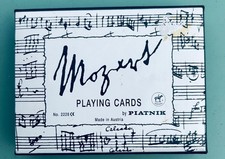 Boxed DOUBLE SEALED Decks of Playing Cards WOLFGANG AMADEUS MOZART Piatnik
