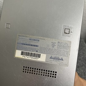 Sony PS2 Slim Silver SCPH-90001 Console Only Tested Working Used