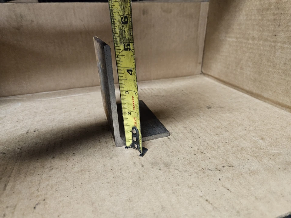 Soporte de hierro angular de acero HD 3 × 5. 5" de largo, 1/4" de grosor. ¡Seld On! Foto 3 de 4