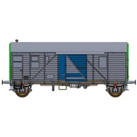 Exact-Train EX23611 H0 Packwagen Pwgs44 Bremen, Drg, Ep. Ii, Camouflage H0 + Neu