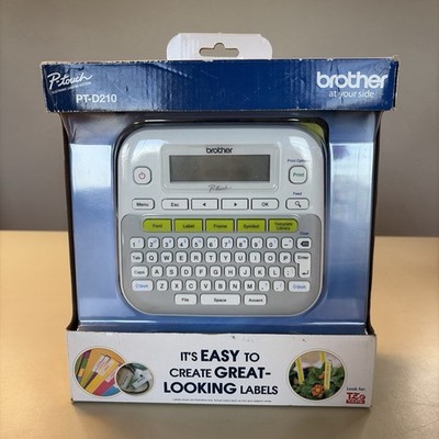 Brother P-touch PT-D210 Compact Easy Label Maker, Memory Up to 30 Labels