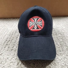 Vintage Y2k West Coast Choppers Hat Black Jesse James Flex One Size Adult