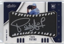 2021 Panini Absolute Black and White Seams 72/99 Luis Patino #114 Auto 03xg