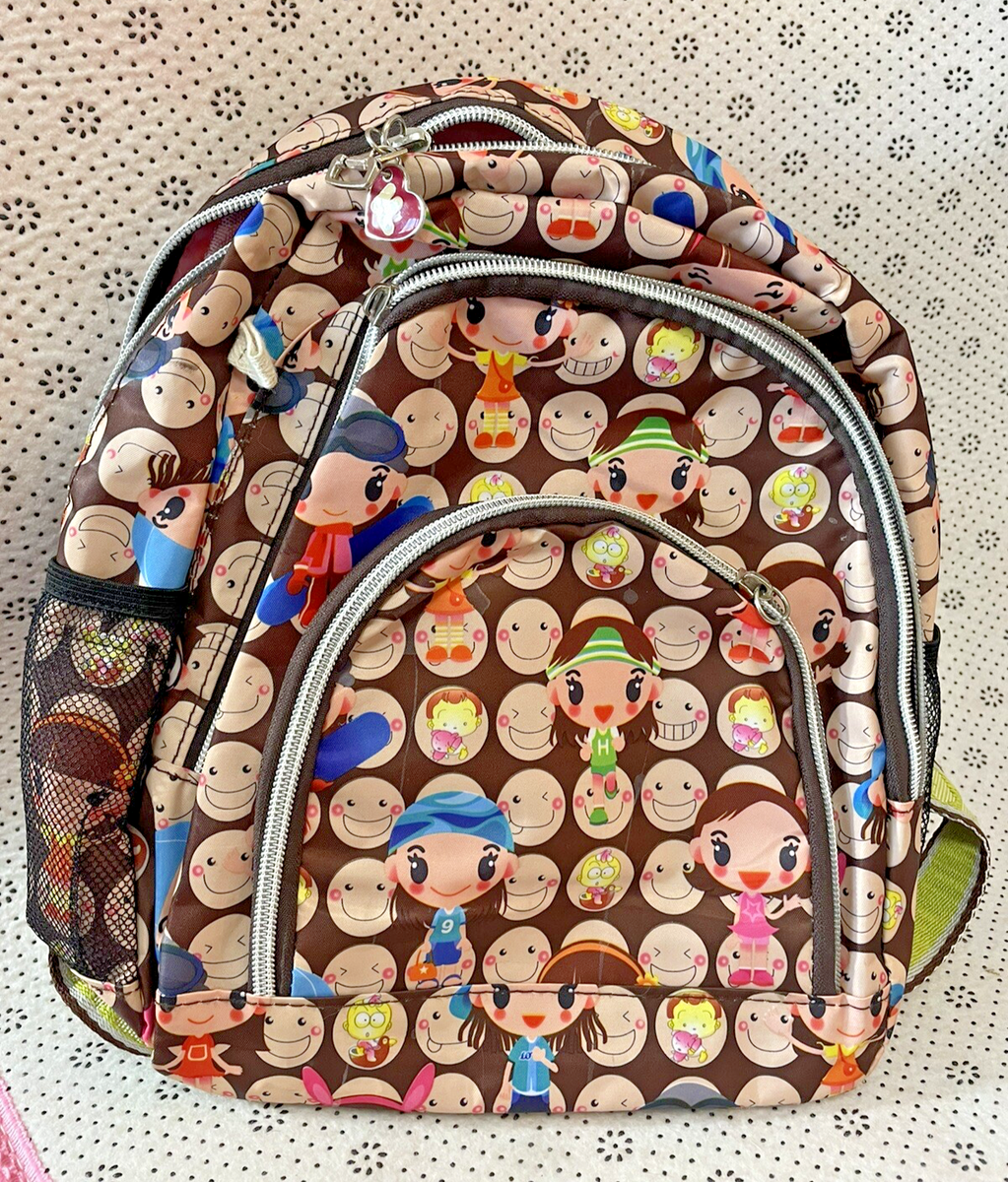 harajuku lovers mini backpack Series Kid's Backpack,Nylon Waterproof Bookbag for Girls/Boys School Bag Fashion Harajuku Lovers Mini 12" Backpack