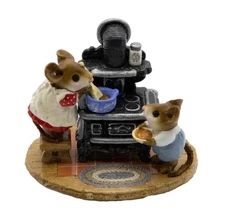 Wee Forest Folk M-185 The Old Black Stove - Red (Retired)