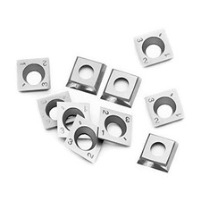 Head Planer Carbide for Cutters Helical 10pcs Inserts Spiral 14x14x2mm-30° USA §