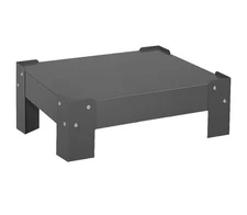 304-95-5.75/Leg Gray Steel Base for Large Slide Racks, 20-5/8" Width