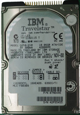 IBM TRAVELSTAR HARDDRIVE