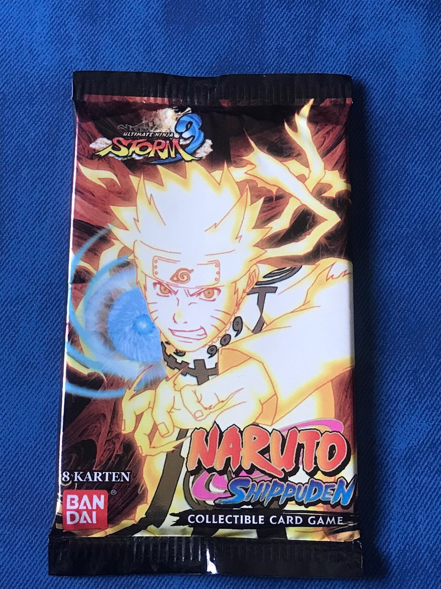 Naruto CCG Storm 3 Booster Pack. German Print. Super Rare