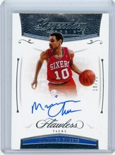 2020-21 Panini Flawless Legendary Scripts Auto #LEG-CHE Maurice Cheeks #10/25
