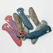 1 Pair G10 Handle Patch Custom Grips Shank Scales For Benchmade Griptilian 551##