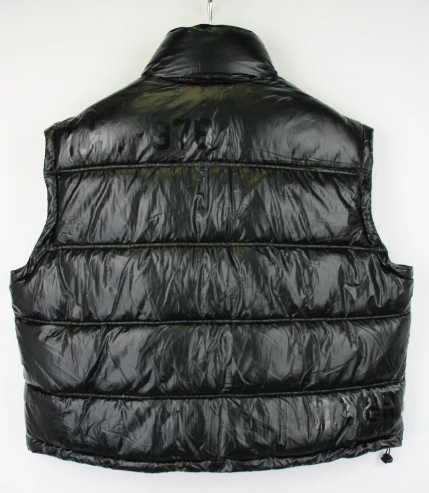 DIESEL 3M THINSULATE Waistcoat Men's LARGE Padded Short Length Light Weight Vest - Image 4 of 4