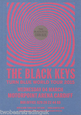 Event Promo Flyer: The Black Keys (Motorpoint Arena, Cardiff, 2015) 